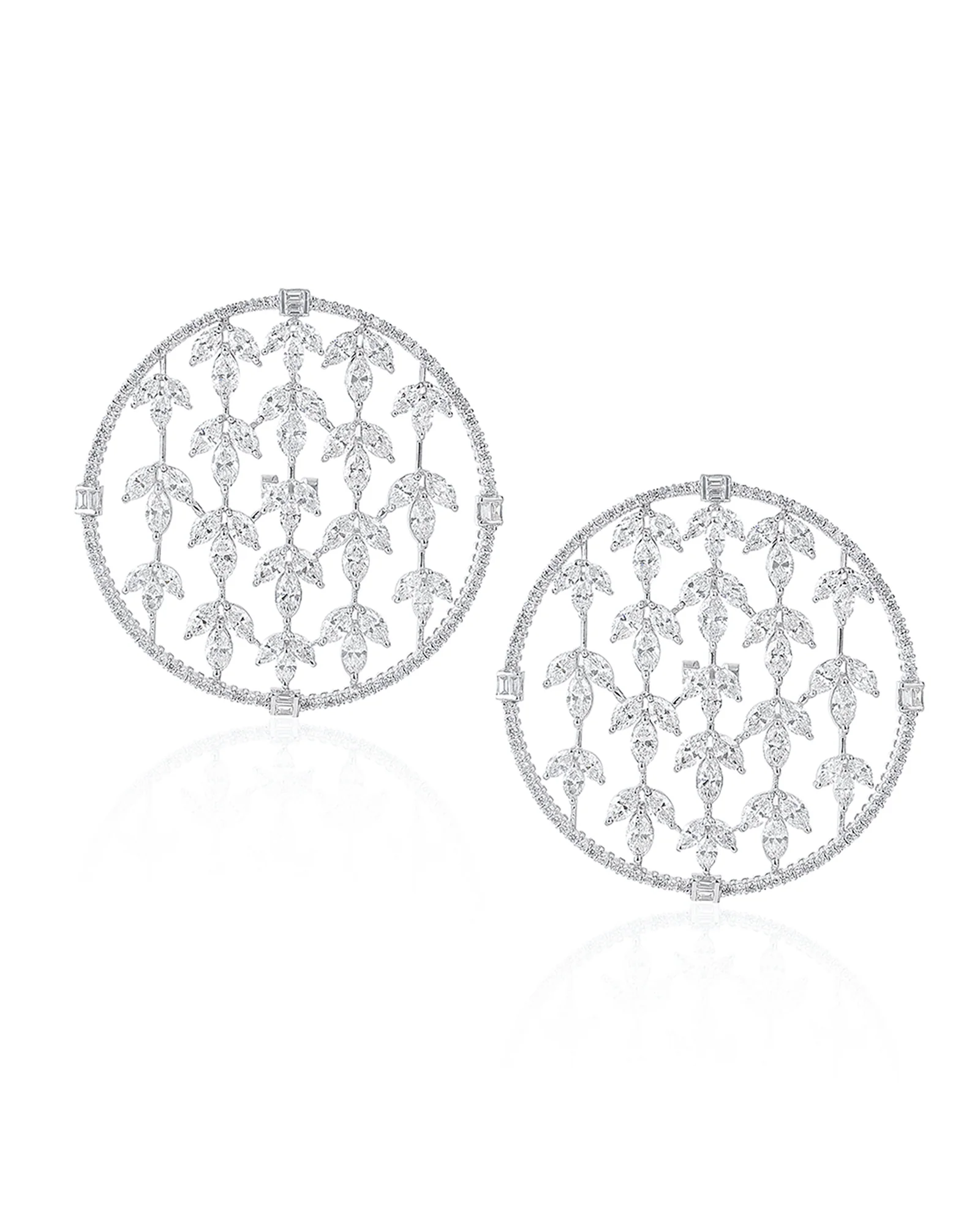 La DiaMantés | Diamond Mosaic Earrings